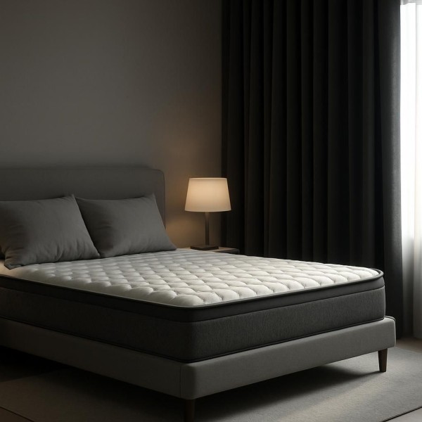 침실과 차광커튼