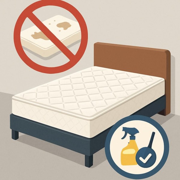 매트리스 청소 이미지