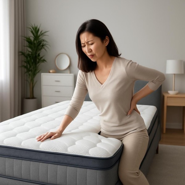 허리 통증 완화 매트리스 이미지