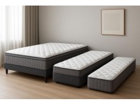 패밀리킹 침대 매트리스의 우아한 실내 인테리어